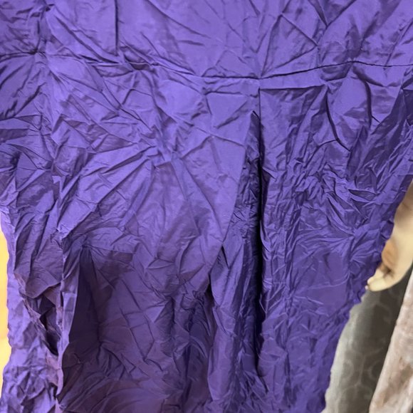 NWT Noen Purple Lightweight Crinkle Dress - Picture 4 of 5